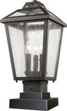 Z-Lite 539PHMS-SQPM-ORB Bayland Oil Rubbed Bronze Exterior Pier Mount
