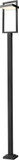 Z-Lite 566PHXLS-536P-BK-LED Luttrel Modern Black LED Outdoor Lamp Post Light