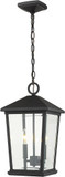 Z-Lite 568CHB-BK Beacon Black Outdoor 9.5" Pendant Lighting Fixture