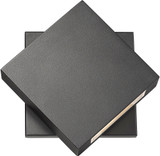 Z-Lite 573S-BK-LED Quadrate Modern Black LED Exterior 9" Wall Lighting