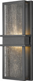 Z-Lite 577M-BK-LED Eclipse Modern Black Outdoor 7" Lamp Sconce