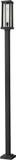 Z-Lite 586PHBS-536P-BK Glenwood Contemporary Black Outdoor Lighting Post Light