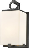 Z-Lite 593S-BK Sana Contemporary Black Outdoor Lighting Sconce
