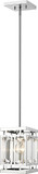Z-Lite 6006MP-CH Mersesse Chrome Mini Ceiling Pendant Light