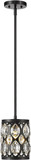 Z-Lite 6010MP-MB Dealey Matte Black Mini Hanging Pendant Light