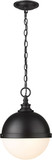 Z-Lite 619MP-MB Peyton Contemporary Matte Black Mini Pendant Light