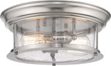 Z-Lite 727F13-BN Sonna Contemporary Brushed Nickel Flush Mount Ceiling Light Fixture