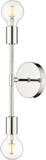 Z-Lite 731-2S-CH Modernist Contemporary Chrome Wall Mounted Lamp