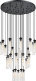 Z-Lite 740P-27R-MB Beau Modern Matte Black 36" Multi Pendant Light Fixture