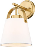 Z-Lite 743-1S-HBR Z-Studio Modern Heritage Brass Wall Lamp