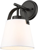 Z-Lite 743-1S-MB Z-Studio Modern Matte Black Wall Lighting