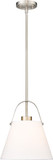 Z-Lite 743P12-BN Z-Studio Contemporary Brushed Nickel 12" Lighting Pendant