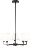 Z-Lite 744-26R-MB Leila Matte Black Chandelier Light