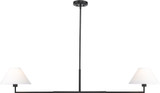 Z-Lite 744-62L-MB Leila Matte Black Kitchen Island Light Fixture