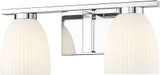Z-Lite 7518-2V-CH Naya Modern Chrome 2-Light Bath Lighting Sconce