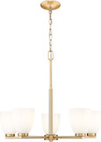 Z-Lite 7518-5MGLD Naya Contemporary Modern Gold Lighting Chandelier