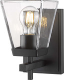 Z-Lite 819-1S-MB Lauren Matte Black Wall Sconce