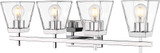 Z-Lite 819-4V-CH Lauren Chrome 4-Light Vanity Light