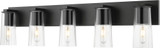 Z-Lite 826-5V-MB Titus Modern Matte Black 5-Light Bathroom Lighting