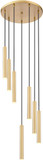Z-Lite 919MP12-7R-MGLD-LED Forest Modern Modern Gold LED Multi Lighting Pendant