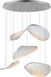 ET2 Lighting E24975-PC Moonscapes Contemporary Polished Chrome LED Multi Pendant Lamp