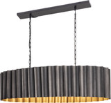 Maxim Lighting 39136GMGLD Allegra Contemporary Gunmetal / Gold Island Lighting