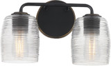 Maxim Lighting 21412CRKB Honey Modern Kentucky Bronze 2-Light Bath Lighting Sconce
