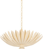 Hudson Valley Lighting 1823-CP Whitfield Modern Cream Plaster 24" Hanging Lamp