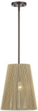 Livex 53159-92 Florell Contemporary English Bronze Hanging Lamp