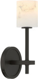 Crystorama Lighting ARA-10261-MK-ST Aragon Modern Matte Black LED Wall Sconce Lighting