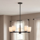 Savoy House 1-1246-5-89 Baldwin Contemporary Matte Black Chandelier Light