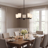 Savoy House 1-1246-5-89 Baldwin Contemporary Matte Black Chandelier Light