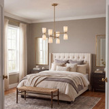 Savoy House 1-1248-8-127 Baldwin Contemporary Noble Brass Ceiling Chandelier