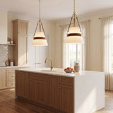 Savoy House 7-5627-3-322 Corinth Modern Warm Brass Hanging Pendant Light