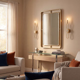 Savoy House 9-4100-1-328 Minette Modern Spun Gold Wall Sconce