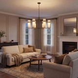 Savoy House 1-4562-6-15 Weston Modern Mediterranean Bronze Chandelier Light
