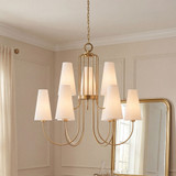 Savoy House 1-4701-9-322 Wilkes Modern Warm Brass Lighting Chandelier