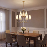Savoy House 1-4701-9-322 Wilkes Modern Warm Brass Lighting Chandelier