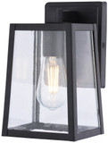 Vaxcel T0817 Sutton Matte Black 9.5" Outdoor Wall Sconce