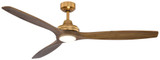 Vaxcel F0135 Niles Satin Brass LED 60" Ceiling Fan