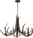 Hubbardton Forge 101325 Caribou Contemporary Wrought Iron Lighting Chandelier