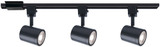 WAC Lighting H-8010/3-CS-BK Charge Black LED Track Lighting 