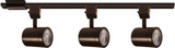 WAC Lighting H-8010/3-CS-DB Charge Dark Bronze LED Track Lighting Fixture 