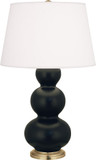 RAB-MATTE-OBSIDIAN-TRIPLE-PEARL-TABLE-LAMP