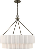 Savoy House 7-1999-4-15 Tucker Mediterranean Bronze Drum Hanging Lamp