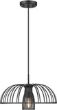 Z-Lite 623P16-MB Valencia Contemporary Matte Black 16" Hanging Lamp
