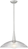 Z-Lite 3051P18-BN Lunelle Modern Brushed Nickel 18" Pendant Light Fixture