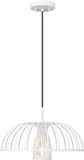 Z-Lite 623P16-TXWH Valencia Modern Texture White 16" Hanging Light