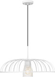 Z-Lite 623P24-TXWH Valencia Modern Texture White 24" Hanging Light