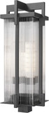 Z-Lite 5031PHXLS-BK Fortis Modern Sand Black 32.5" Exterior Post Lamp